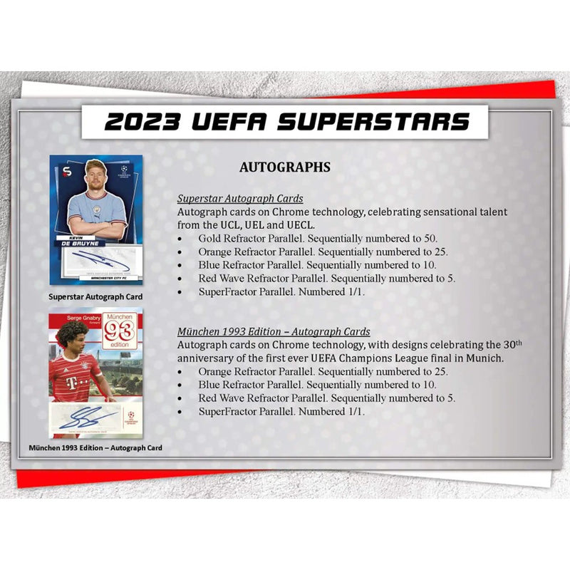2022-23 Topps UEFA Superstars Soccer Display Box
