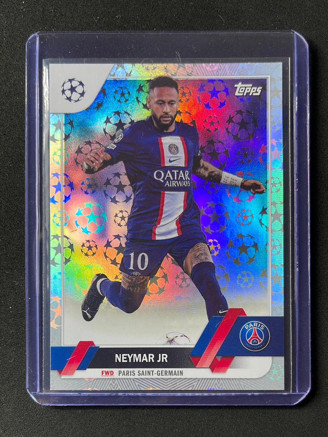 2022-23 Topps UEFA Club Competitions Neymar Jr Starball Foil #10