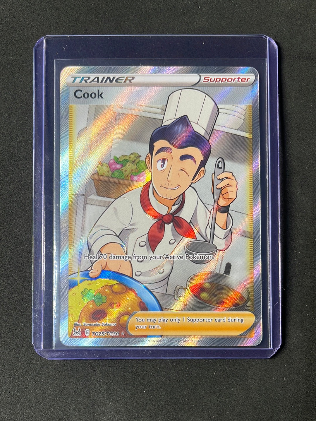 Pokemon TCG Lost Origin Cook Full Art Trainer Gallery TG25/TG30 Pokemon TCG Lost Origin Cook Full Art Trainer Gallery TG25/TG30