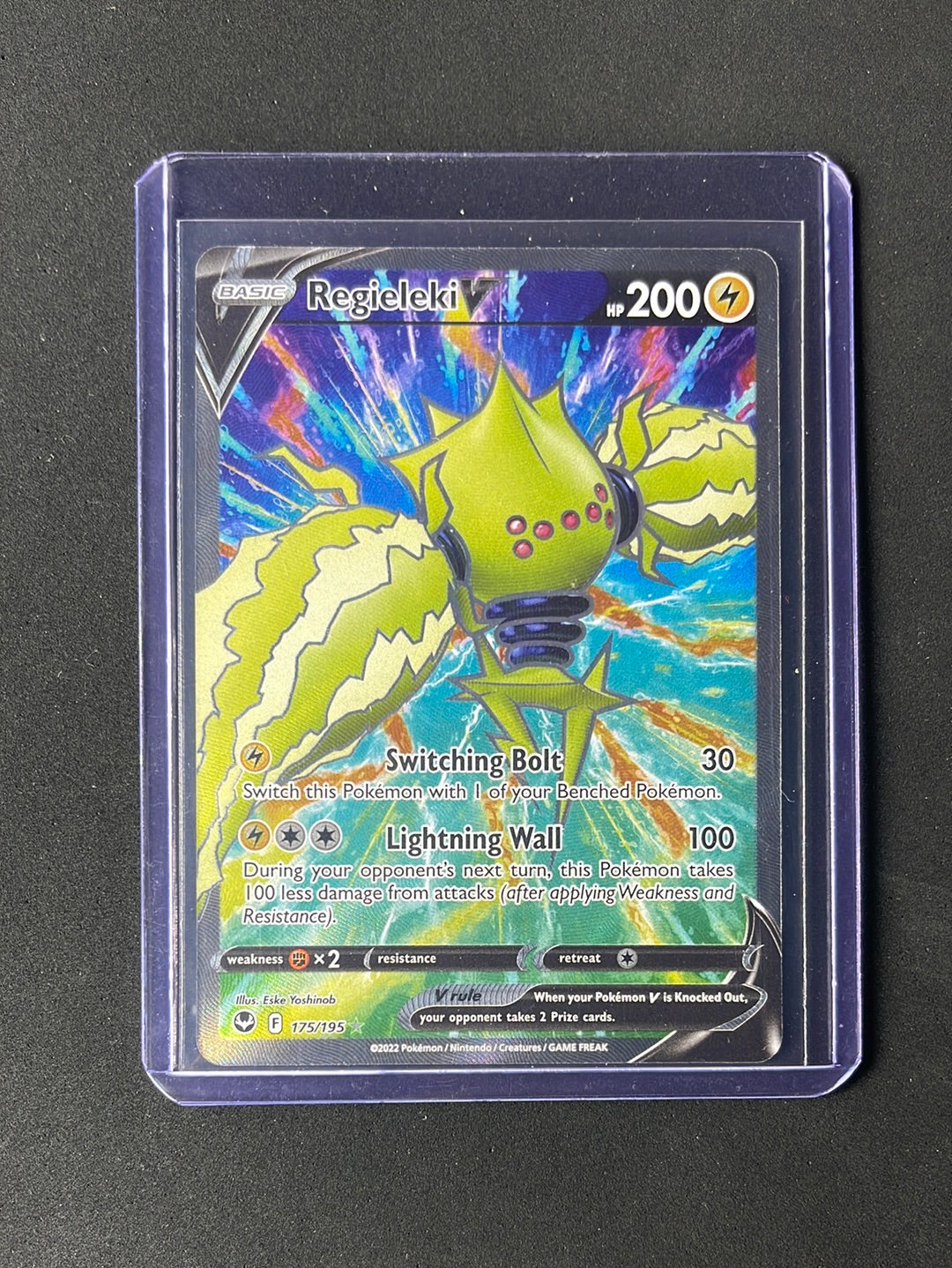 regieleki pokemon card Pokemon TCG Silver Tempest Regieleki V 175/195