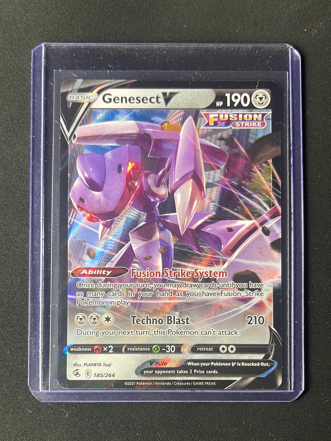 genesect v pokemon card price Pokemon TCG Fusion Strike Genesect V 185/264