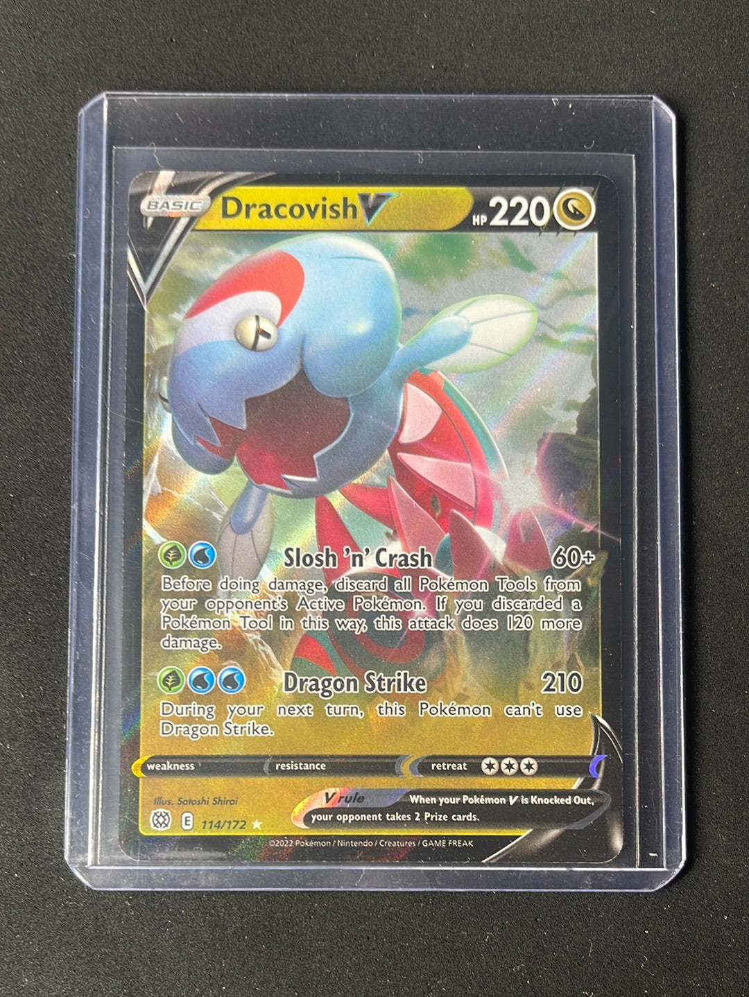 dracovish v pokemon card price Pokemon TCG Brilliant Stars Dracovish V 114/172