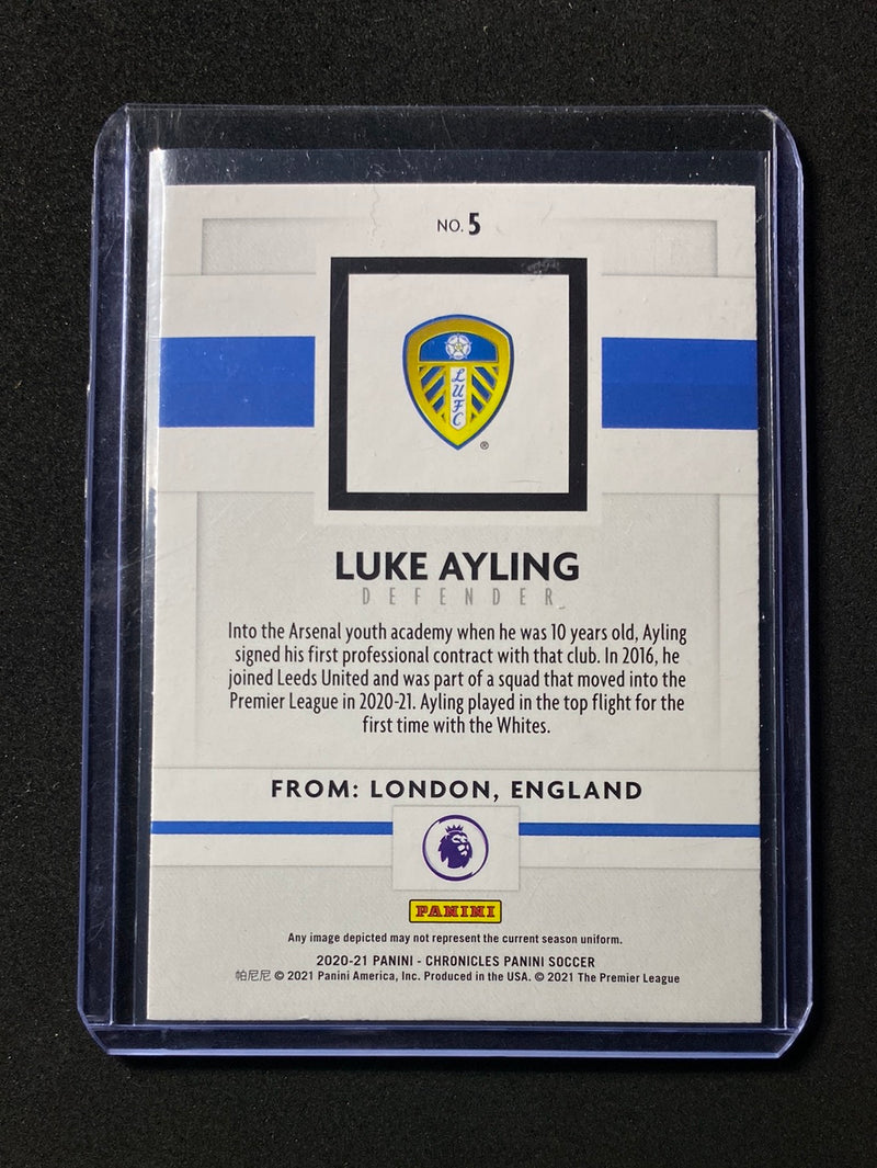 2020-21 Panini Chronicles Luke Ayling Panini Premier League Silver Circles