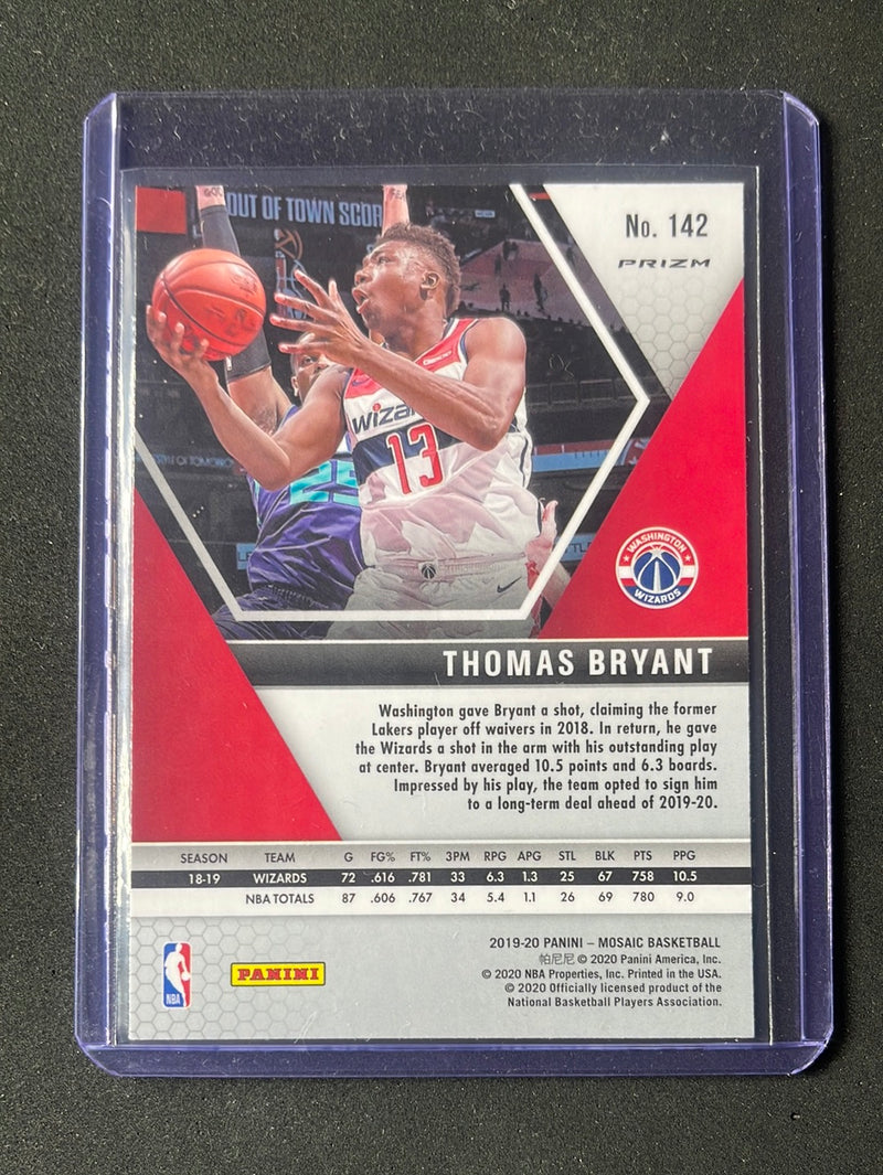 2019-20 Panini Mosaic Thomas Bryant Camo Pink