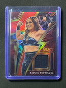 2023 Panini Select WWE Raquel Rodriguez Sparks Red 25/99