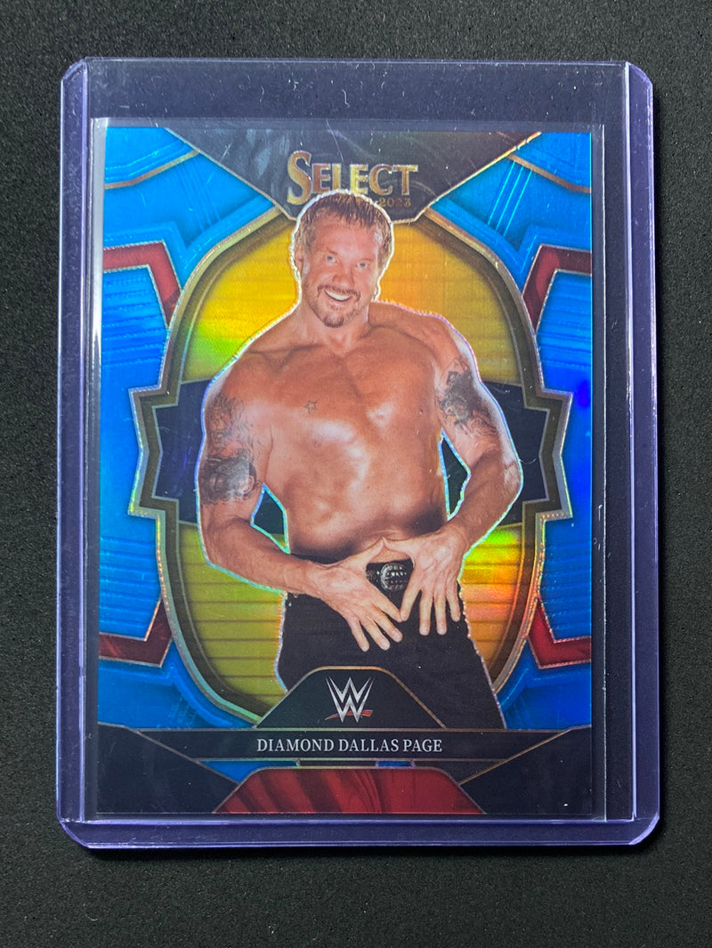 2023 Panini Select WWE Diamond Dallas Page Concourse Light Blue 236/249