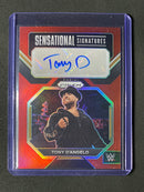 2023 Prizm WWE Tony D'Angelo Sensational Signatures Red 14/99