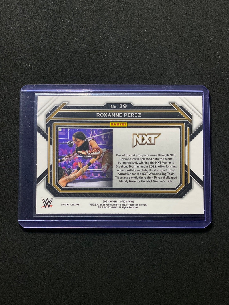 2023 Prizm WWE Roxanne Perez Hyper Prizm