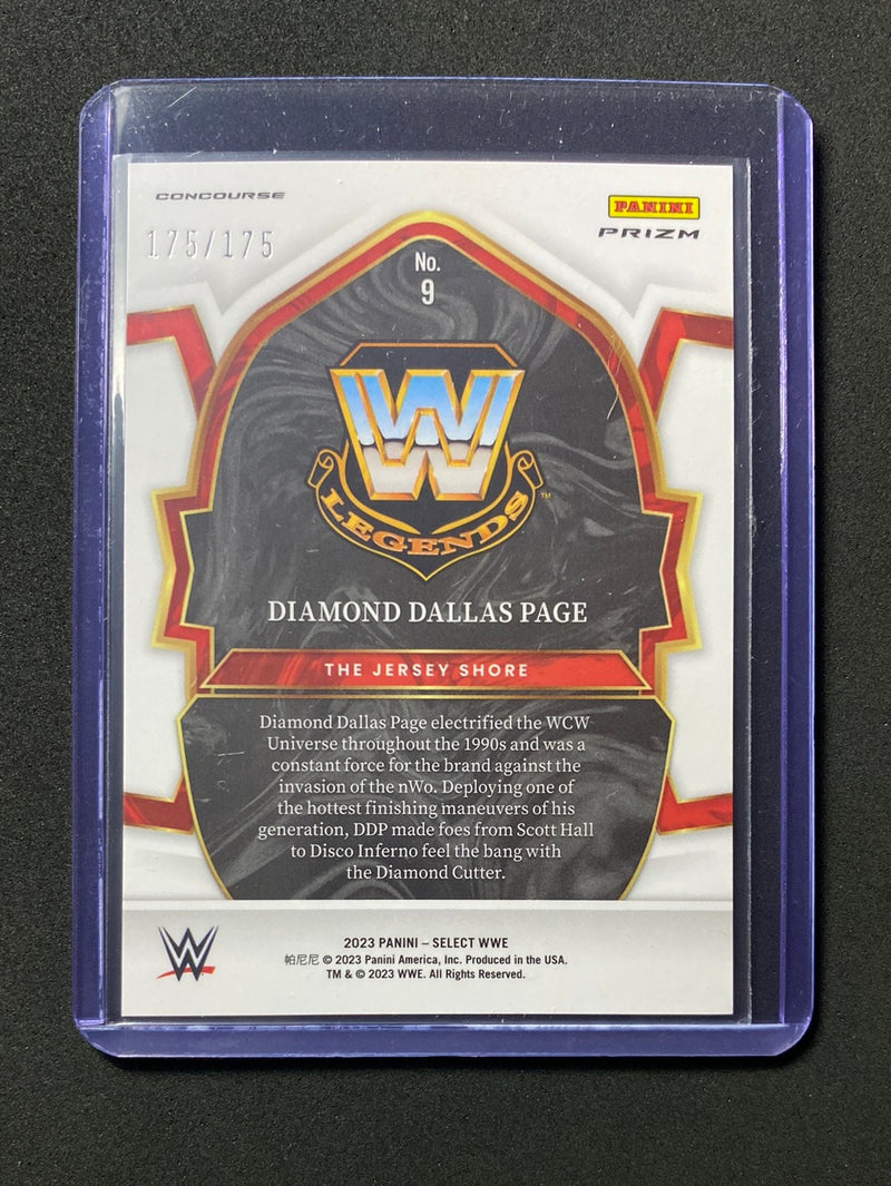 2023 Panini Select WWE Diamond Dallas Page Concourse Red 175/175