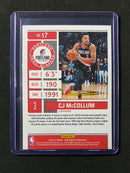 2019-20 Panini Contenders Cj McCollum Game Ticket Green