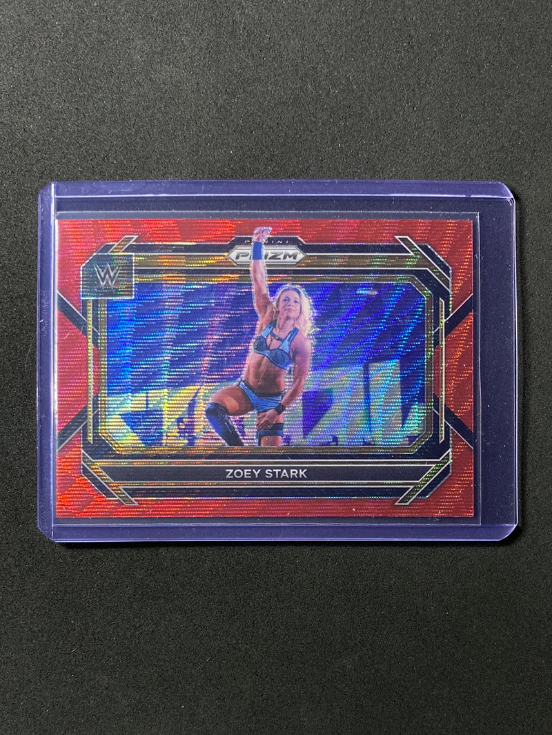 2023 Prizm WWE Zoey Stark Red Wave Prizm