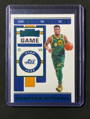 2019-20 Panini Contenders Donovan Mitchell Game Ticket Green