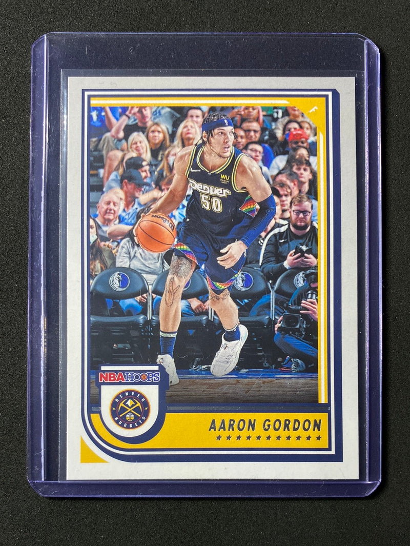 2022-23 Panini NBA Hoops Aaron Gordon Red Back