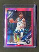 2019-20 Panini NBA Donruss Optic Jeff Teague Hyper Pink
