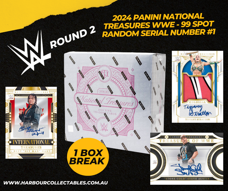 2024 Panini National Treasures WWE Random Serial - 1 Box Break