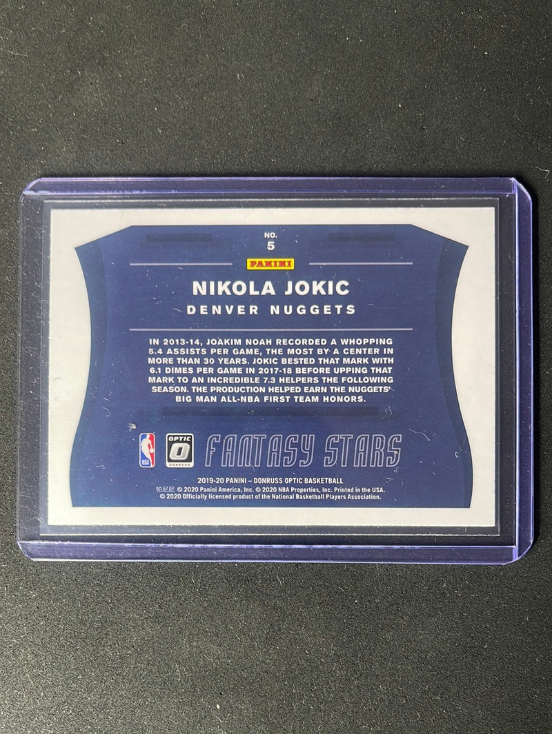 2019-20 Panini NBA Donruss Optic Nikola Jokic Fantasy Stars