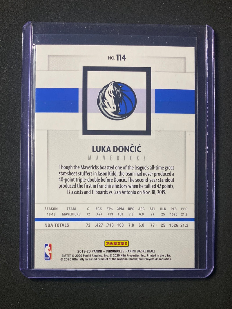 2019-20 Panini NBA Chronicles Luka Doncic Panini