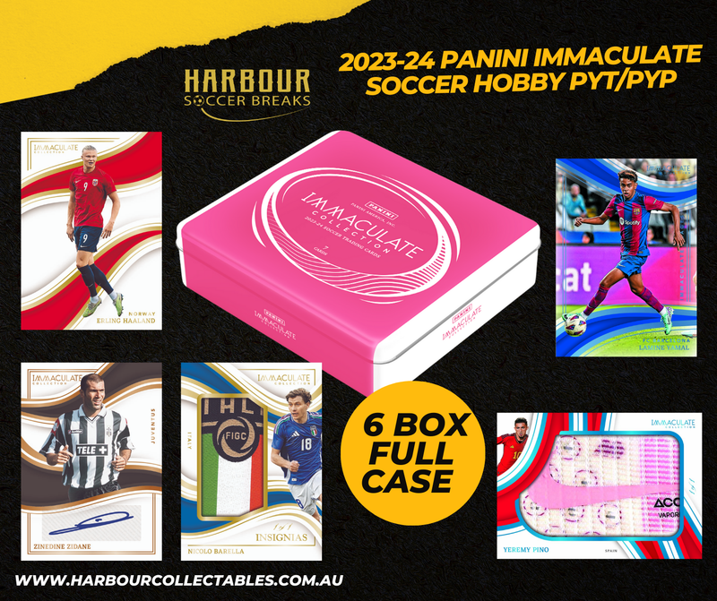 2023-24 Panini Immaculate Soccer PYT/PYP - 6 Box Full Case Break