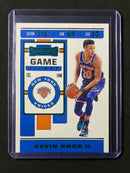 2019-20 Panini Contenders Kevin Knox II Game Ticket Green