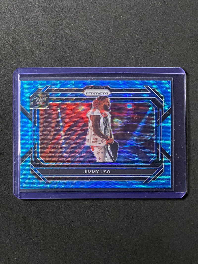 2023 Prizm WWE Jimmy Uso Blue Wave Prizm