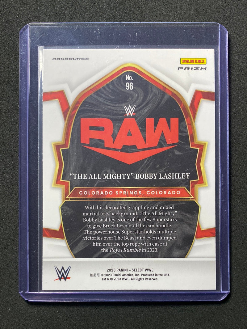 2023 Panini Select WWE "The All Mighty" Bobby Lashley Concourse Silver