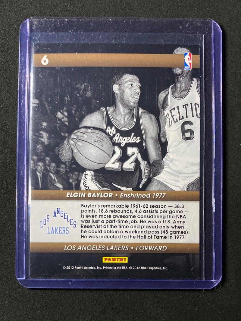 2011-12 Panini NBA Hoops Elgin Baylor Heroes