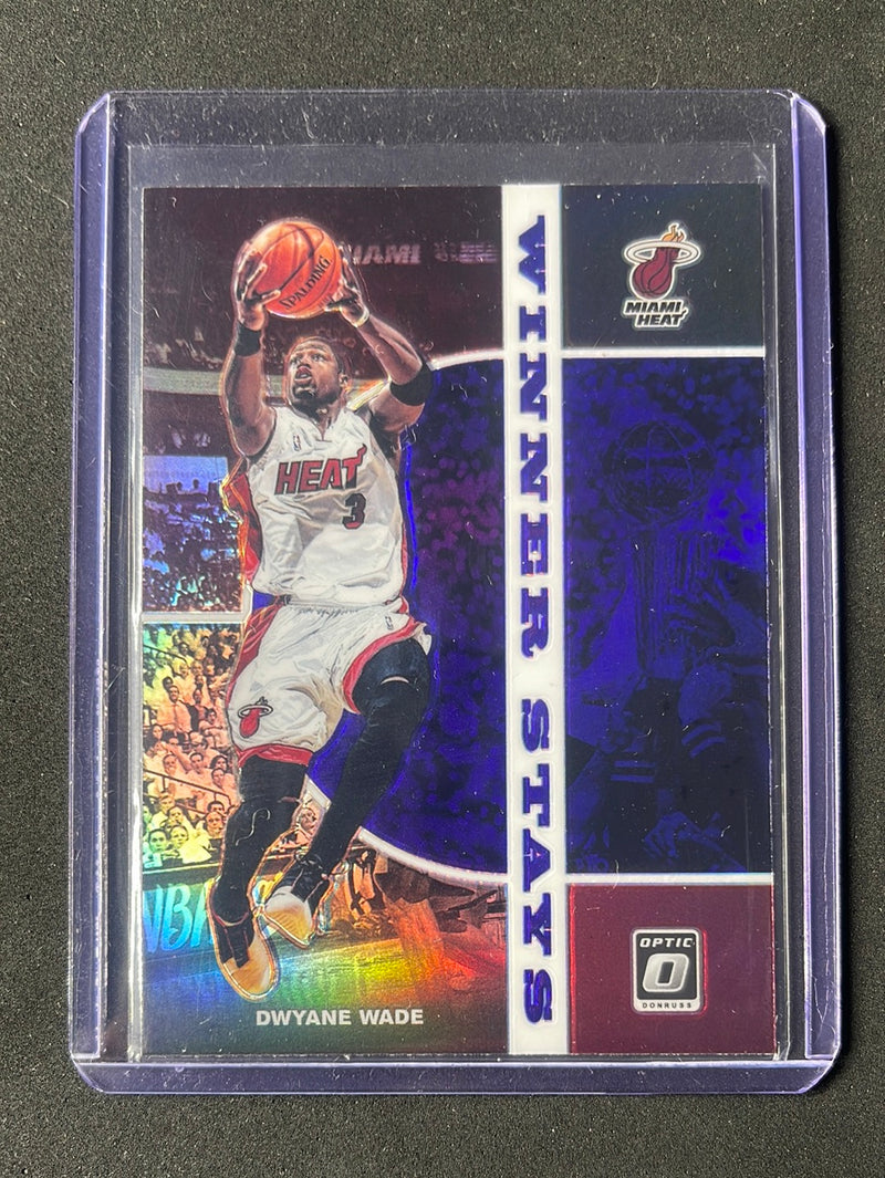 2019-20 Panini NBA Donruss Optic Dwyane Wade Winner Stays Purple