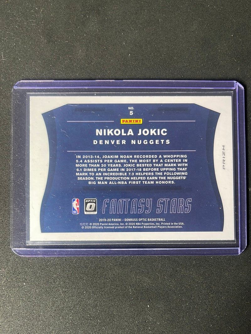 2019-20 Panini NBA Donruss Optic Nikola Jokic Fantasy Stars Holo