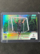 2021-22 Topps Stadium Club Chrome UEFA Champions League Josko Gvardiol Aqua/Green Electric Charge Refractor 84/199
