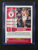 2019-20 Panini Contenders Kris Dunn Game Ticket Green