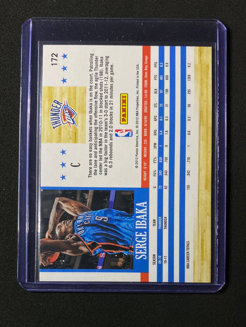 2011-12 Panini NBA Hoops Serge Ibaka