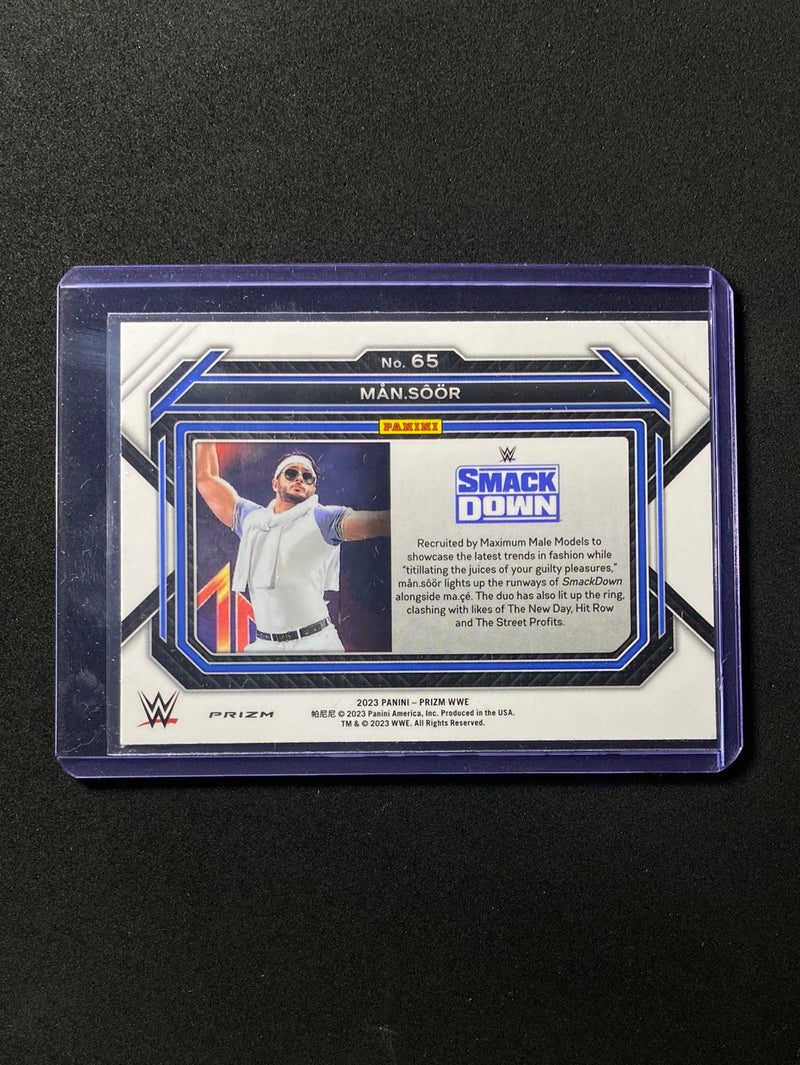 2023 Prizm WWE Man.Soor Hyper Prizm