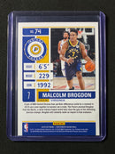 2019-20 Panini Contenders Malcolm Brogdon Game Ticket Green
