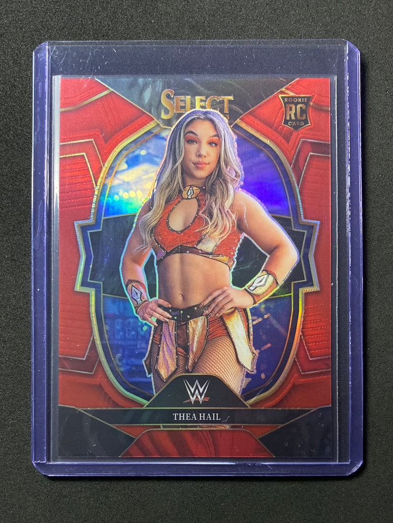 2023 Panini Select WWE Thea Hail Concourse Red 9/175
