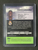 2021-22 Topps Stadium Club Chrome UEFA Champions League Eduardo Camavinga Green Refractor 11/150
