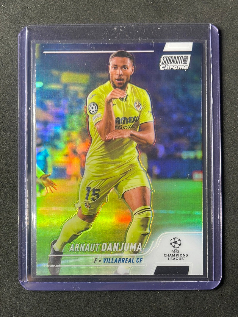 2021-22 Topps Stadium Club Chrome UEFA Champions League Arnaut Danjuma Refractor