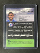2021-22 Topps Stadium Club Chrome UEFA Champions League Frank Lampard Aqua/Green Electric Charge Refractor 61/199