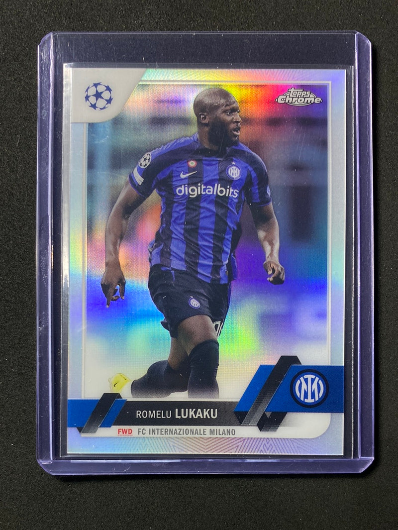 2022-23 Topps Chrome UEFA Club Competitions Romelu Lukaku Refractor