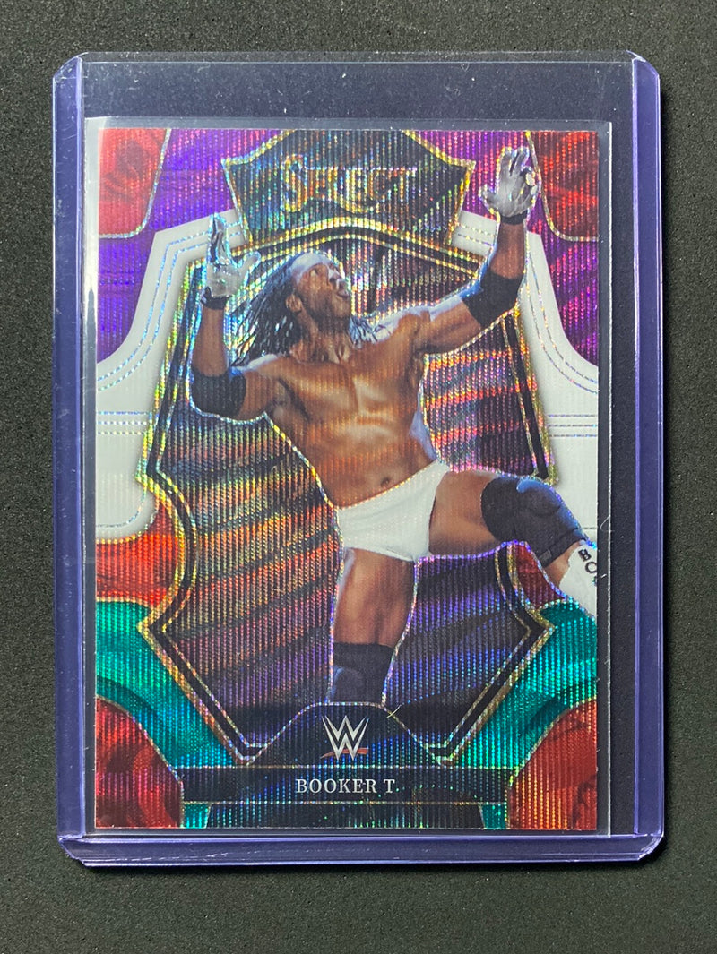 2023 Panini Select WWE Booker T Premier Level Tri-Color