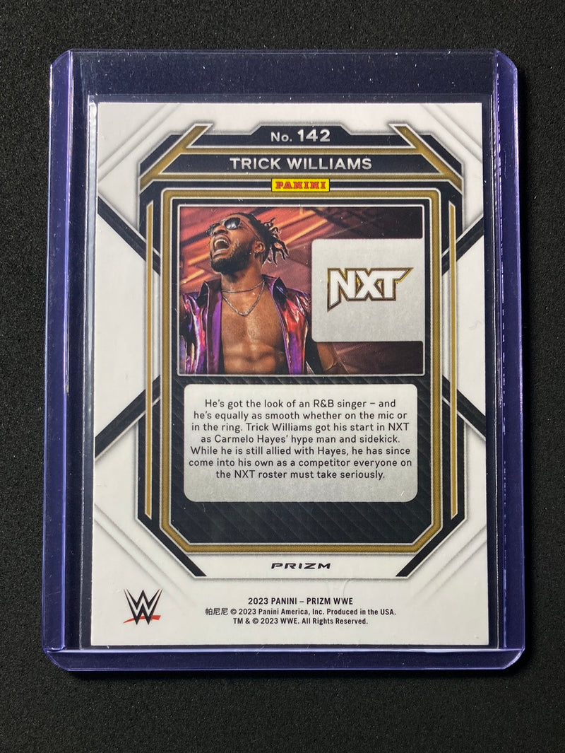 2023 Prizm WWE Trick Williams Hyper Prizm