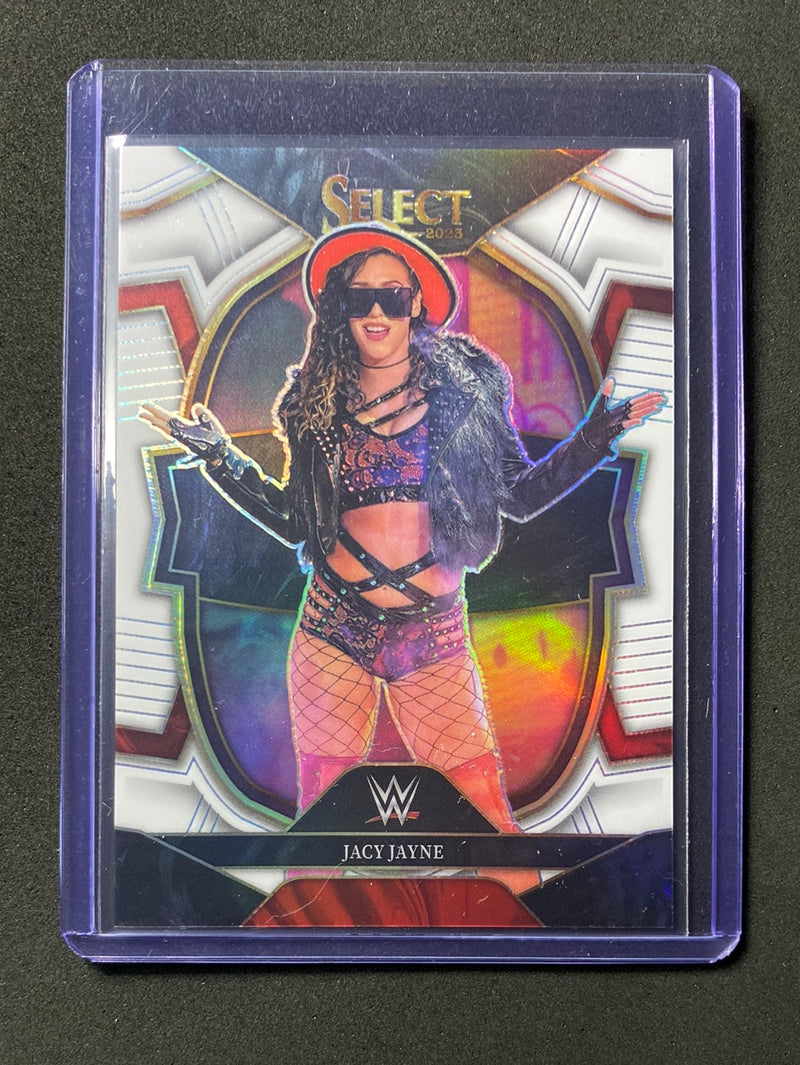 2023 Panini Select WWE Jacy Jayne Concourse White 75/125