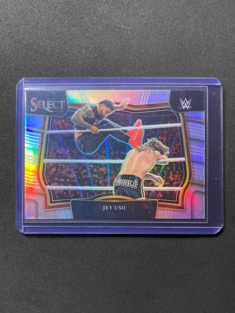 2023 Panini Select WWE Jey Uso Ringside Silver