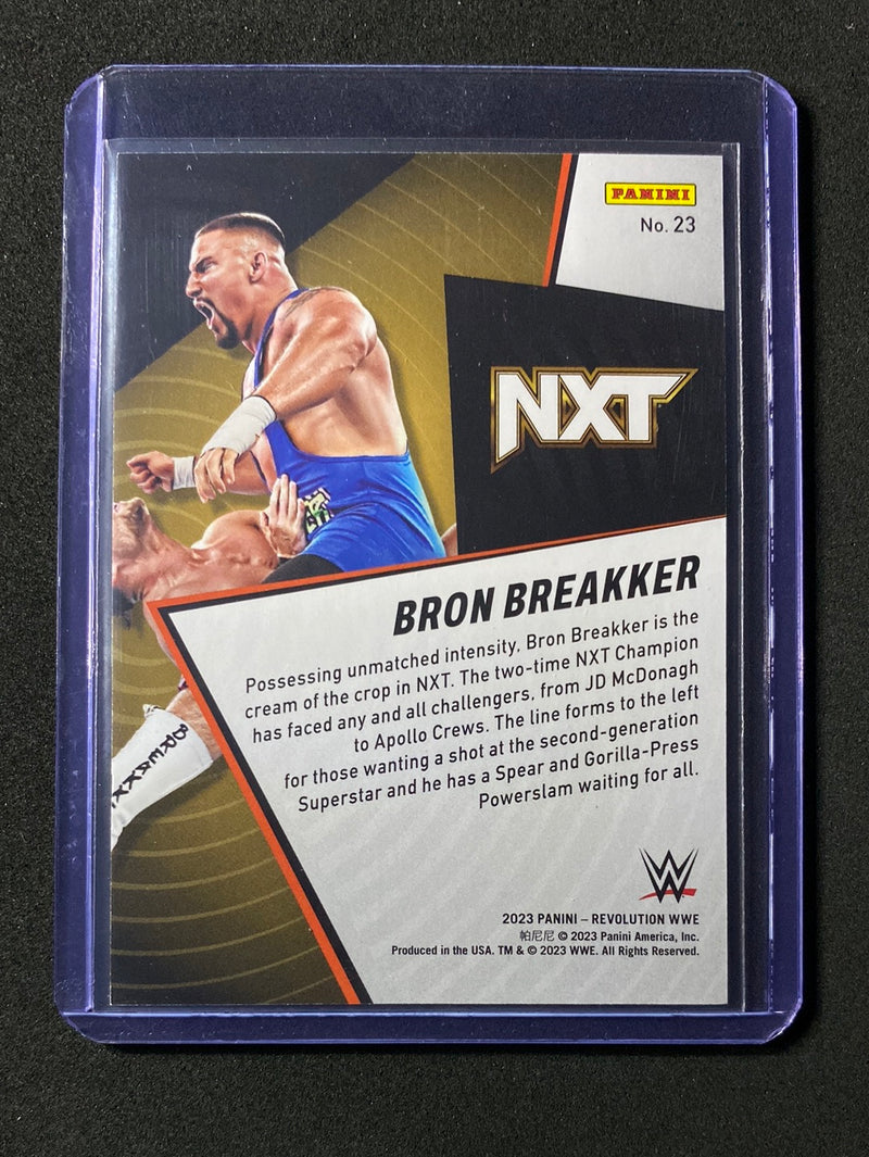 2023 Revolution WWE Bron Breakker Shock Wave