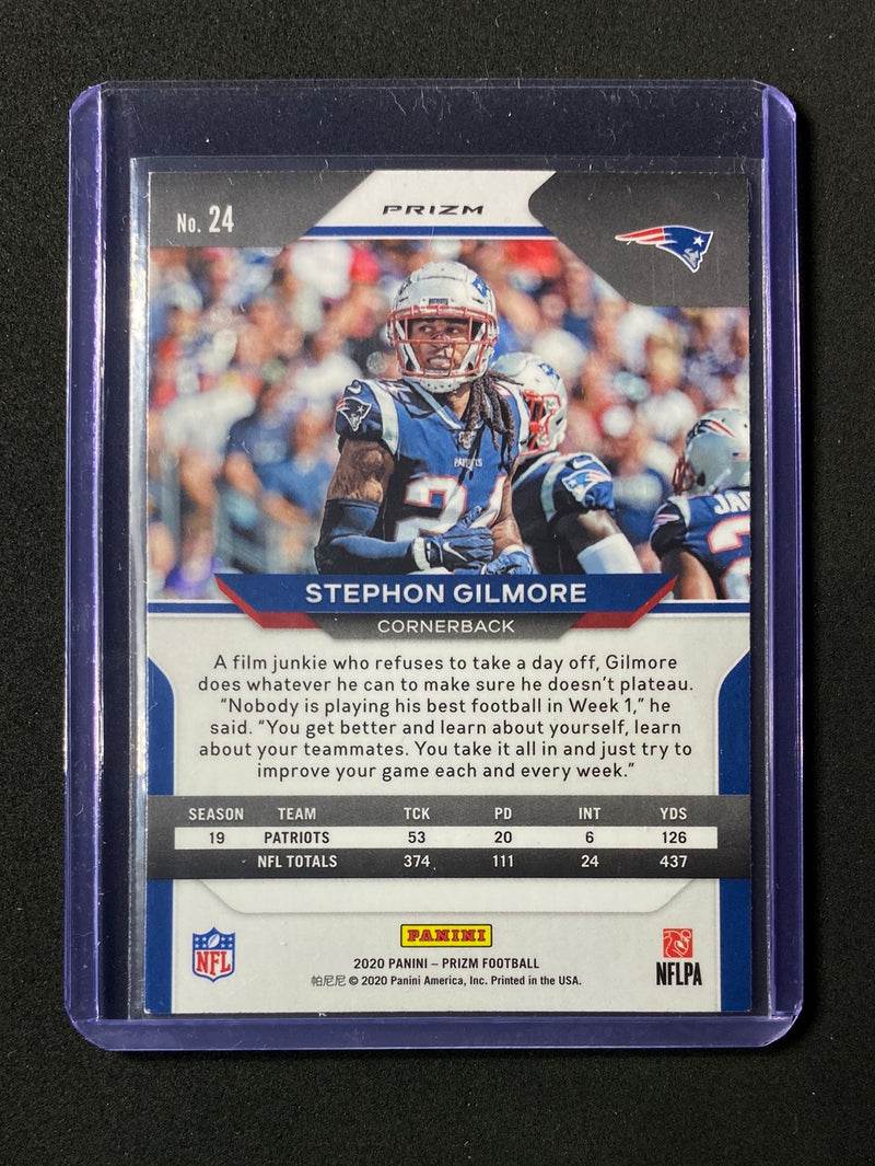 2020 Panini Prizm Football Stephon Gilmore Red White Blue