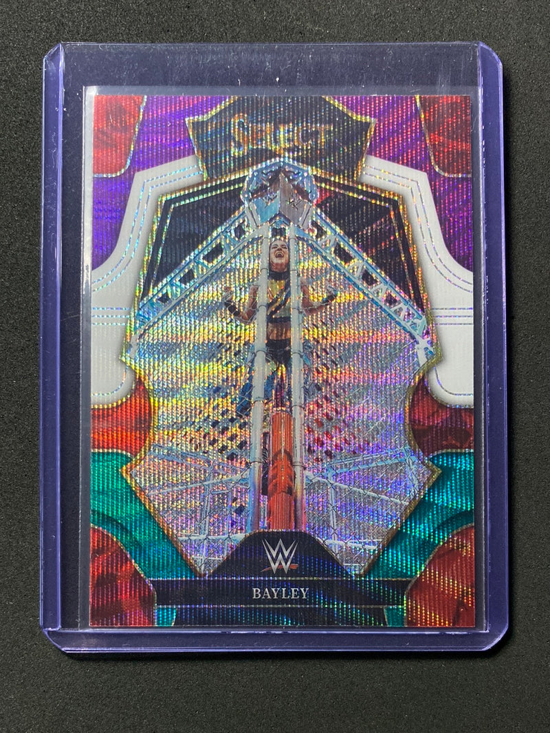 2023 Panini Select WWE Bayley Premier Level Tri-Color