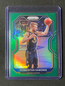 2020-21 Panini Prizm Domantas Sabonis Green Prizm