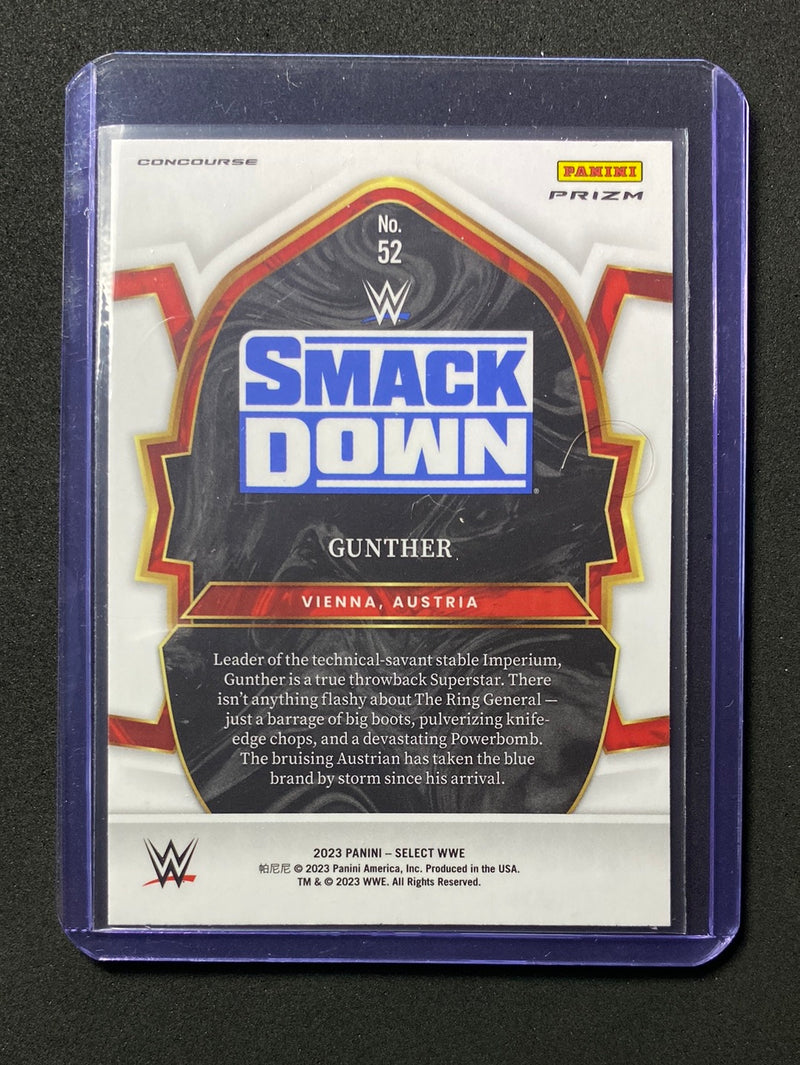2023 Panini Select WWE Gunther Concourse Tri-Color