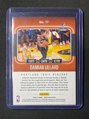 2020-21 Panini NBA Hoops Damian Lillard Lights Camera Action