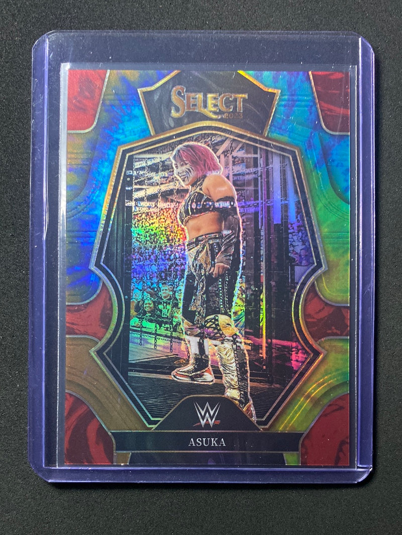 2023 Panini Select WWE Asuka Premier Level Tie-Dye 16/25