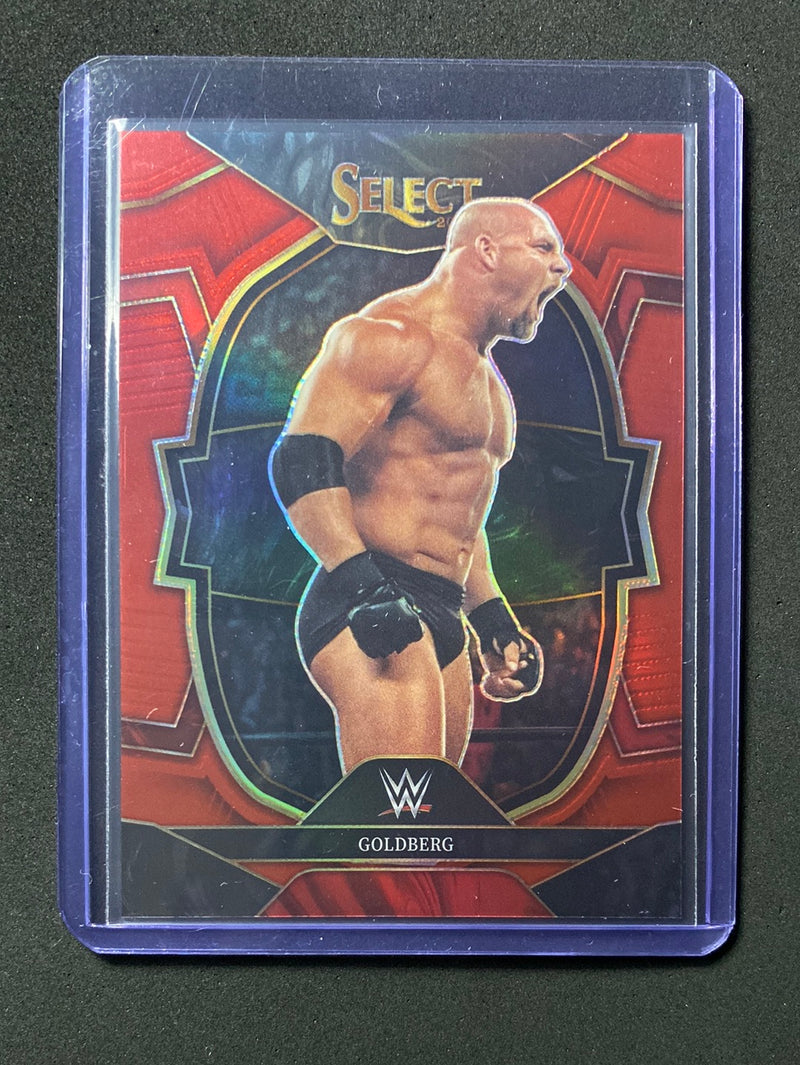 2023 Panini Select WWE Goldberg Concourse Red 118/175